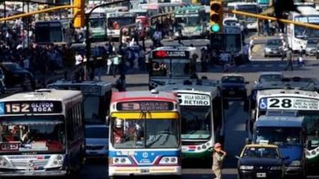 Colectivos en la capital federal