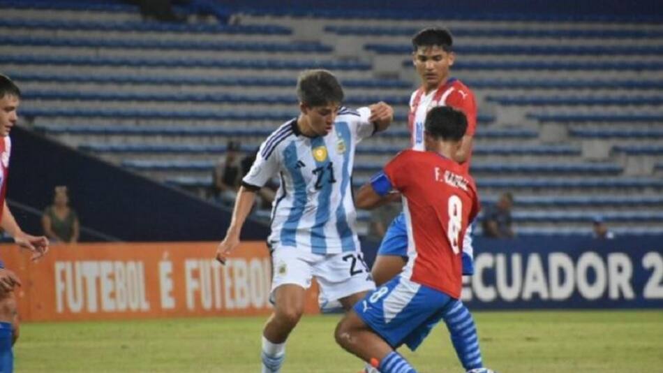 Argentina empató ante Paraguay y avanzó a la fase final del Sudamericano Sub 17