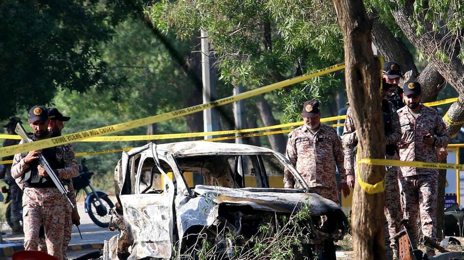 Al menos dos ciudadanos chinos muertos en atentado a las afueras de aeropuerto en Pakistán. EFE