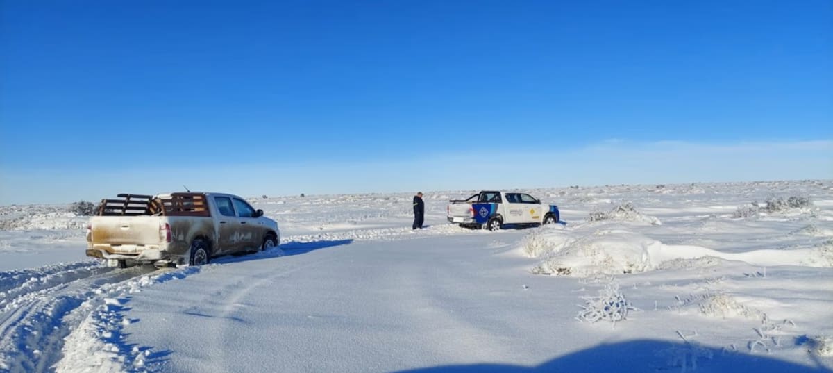 Nieve en Argentina.