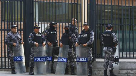 Policía ecuatoriana. Foto: EFE