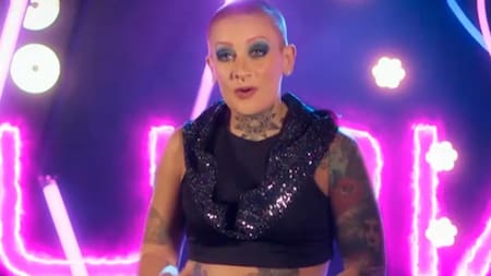 Furia fue salvada por el público. Foto: captura Telefe.