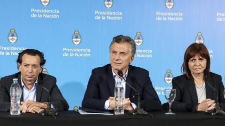 Conferencia de prensa de Mauricio Macri, política, Gobierno, NA