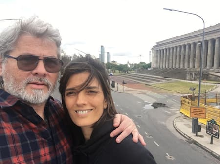 María Socas junto a Rubén Brenner, su pareja. Foto: Instagram.