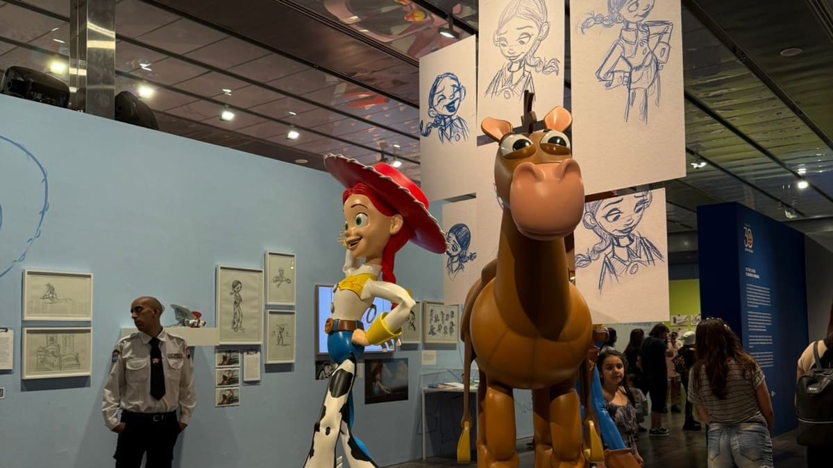 Exposición aniversario 30° de Toy Story en Palacio Libertad.