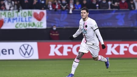 Mauro Icardi en el PSG. Foto: NA.