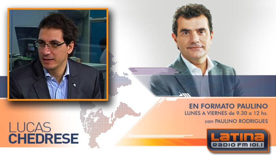 Lucas Chedrese en Radio Latina