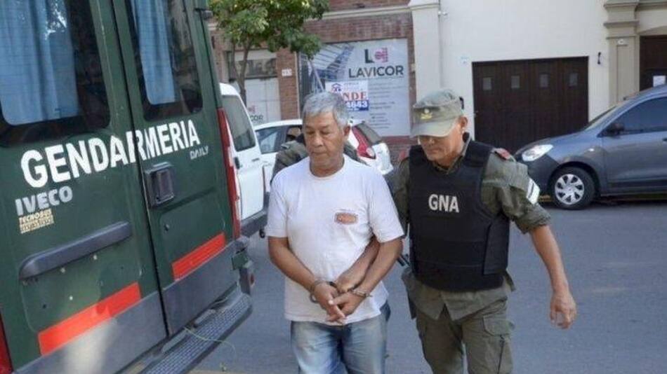 Detención de Héctor Romero, el camionero que vio por última vez a María Cash. Foto: Gentileza El Tribuno.