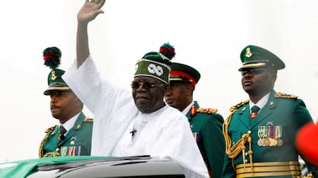 Bola Tinubu, presidente de Nigeria. Foto: Reuters.