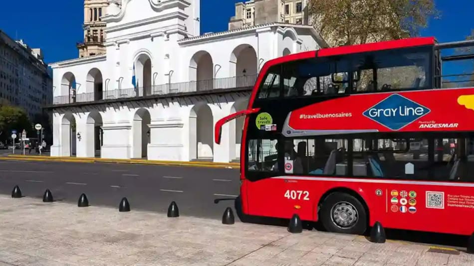 Bus turístico rojo. Foto: buenosairescitybus.com