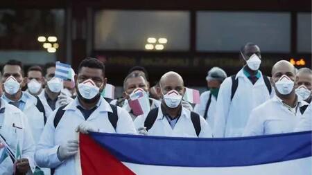 Coronavirus, Bolivia, médicos cubanos