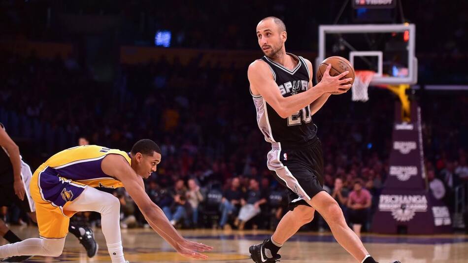 San Antonio Spurs anunció que retirará la camiseta número 20 de Manu Ginóbili, NA