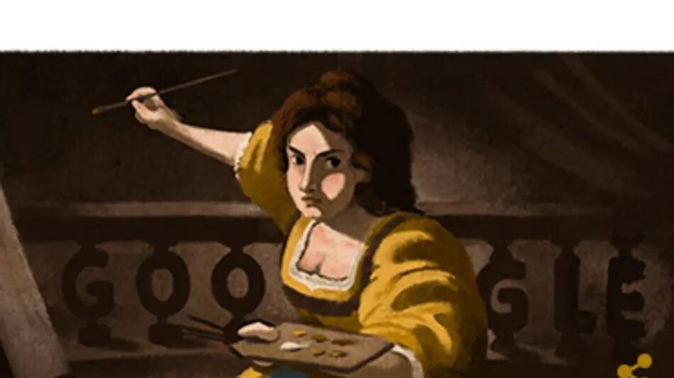 Artemisia Gentileschi, protagonista del Doodle de Google, pintora barroca feminista