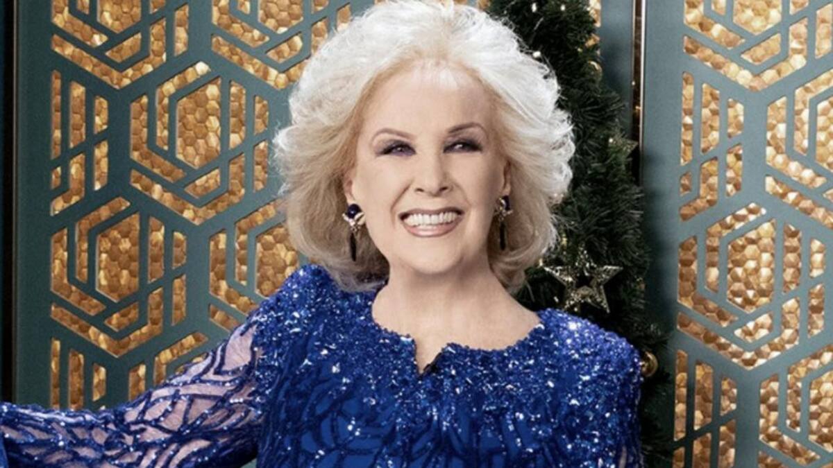 Mirtha Legrand emocionada con su vuelta a la TV. Foto: Storylab.