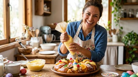Rosca de Pascua: cómo cocinar una crema pastelera rica, liviana y cremosa en Semana Santa