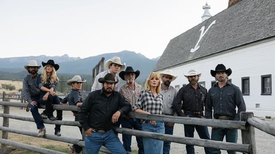 Ryan Bingham y Hassie Harrison, protagonistas de Yellowstone. Foto: Instagram/hassieharrison
