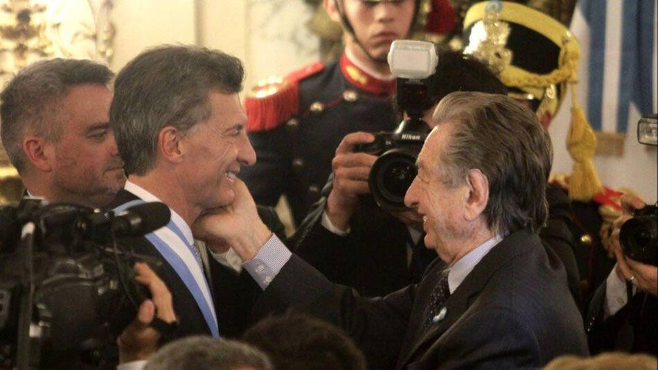 Mauricio y Franco Macri - Fallecimiento padre del Presidente