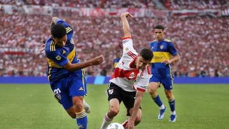 Boca vs River, fútbol argentino. Foto: NA