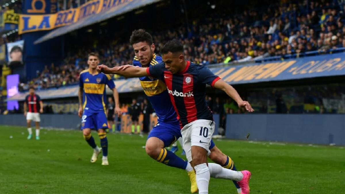 Boca vs San Lorenzo. Foto: NA