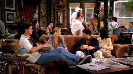 Primera escena de la serie Friends. Foto: Captura de pantalla YouTube.