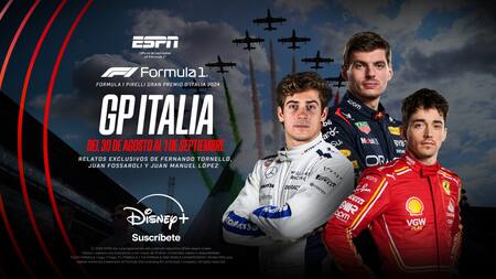 El GP de Imola podrá verse exclusivamente a través del Plan Premium de Disney+. Foto: ESPN / Disney+.