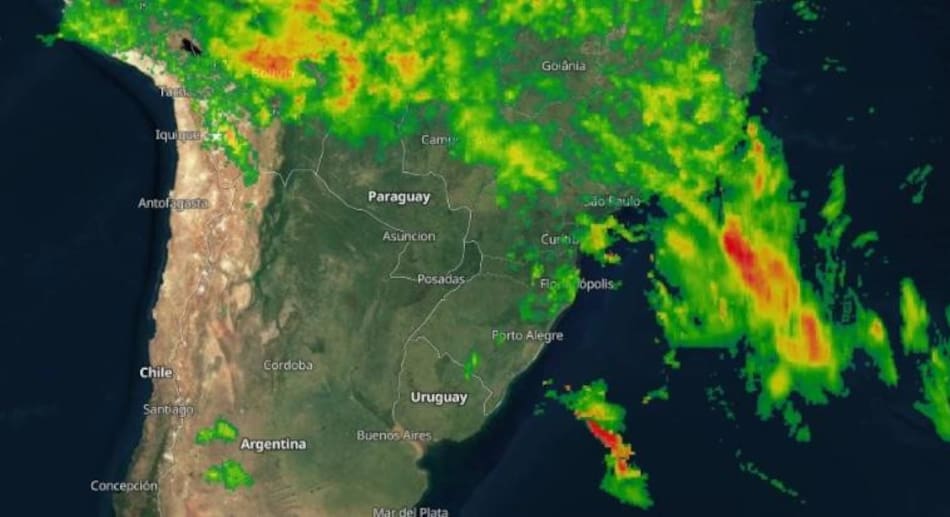 Incendios en Corrientes, clima, NA