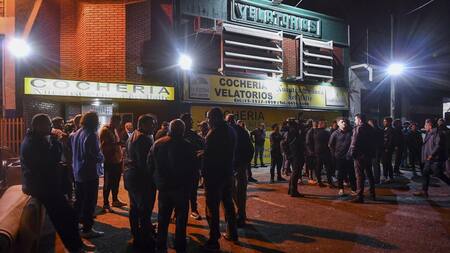 Velatorio del chofer que fue asesinado. Foto: Télam
