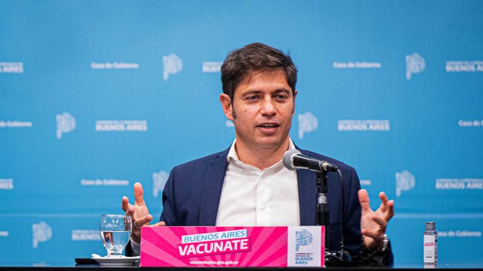 Conferencia de prensa de Axel Kicillof, AGENCIA NA