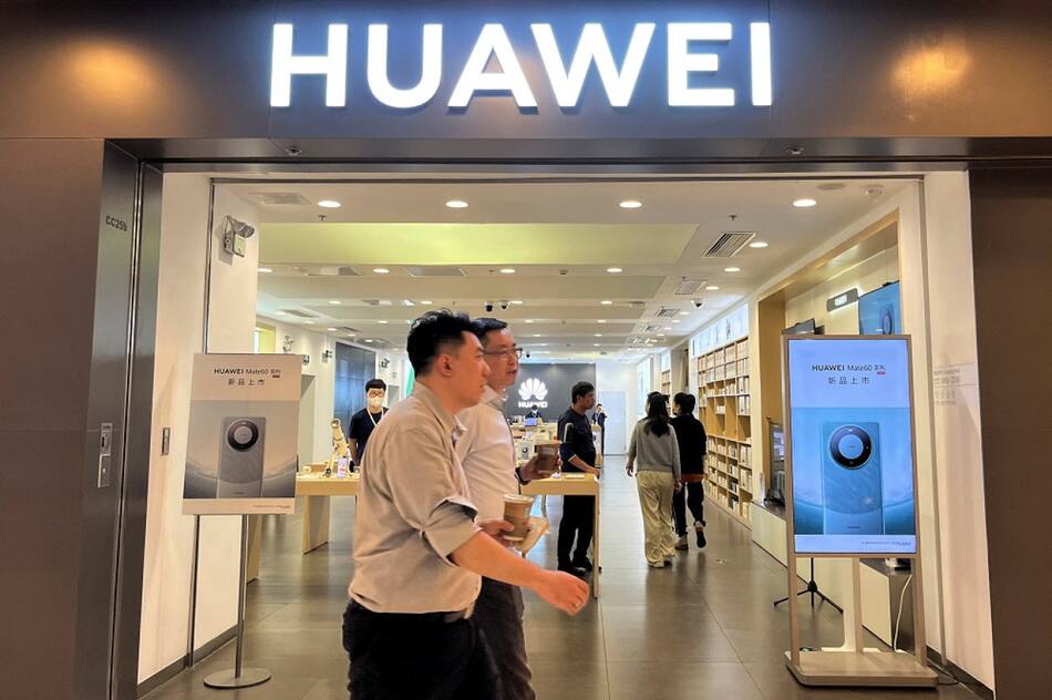Oficinas de Huawei. Foto: Reuters.