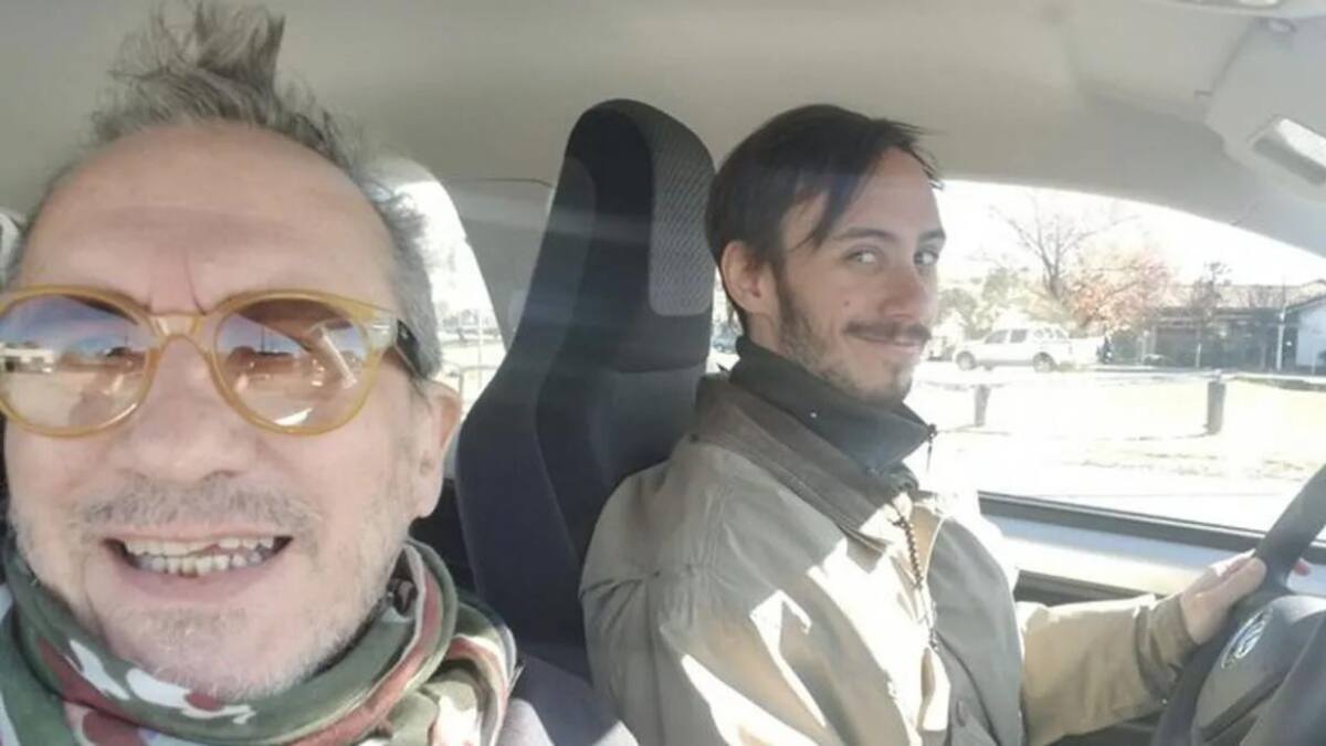 Marciano Cantero y su hijo Javier. Foto: Diario UNO