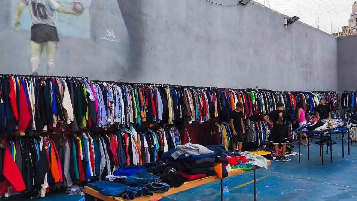 Yankylandia, la feria furor de ropa importada en Buenos Aires.