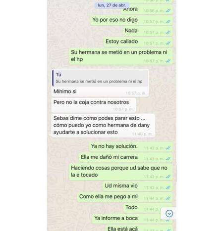 Sebastián Villa, chats