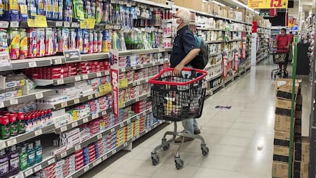 Supermercado, canasta básica de alimentos, consumo, inflación, Foto NA