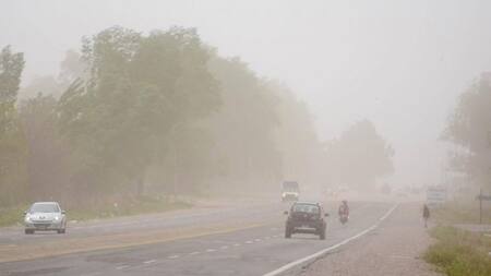 Viento Zonda en Mendoza.
