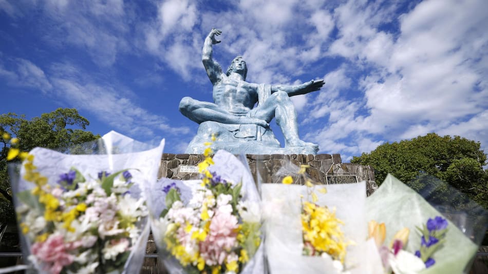Estatua de la Paz en Nagasaki, Japón. Foto: Reuters.
