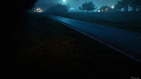 La luz brillante aparece, supuestamente, en zonas rurales durante la noche. Foto: Grok AI.