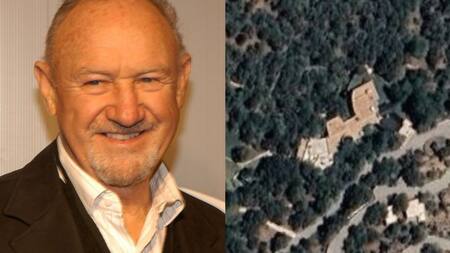 La lujosa casa de Gene Hackman. Foto Google Maps