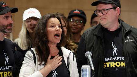 Fran Drescher, actual presidenta del sindicato de actores estadounidenses. Foto: Reuters.