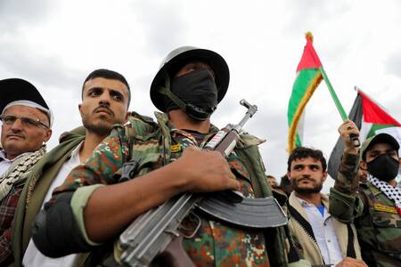 Los rebeldes hutíes del Yemen. Foto: Reuters/Khaled Abdullah