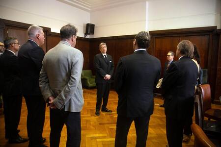 Rosatti se reunió con jueces de Casación y del fuero penal económico