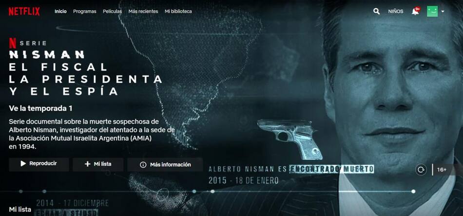 Nisman El fiscal, la presidenta y el espía, Netflix, La serie documental