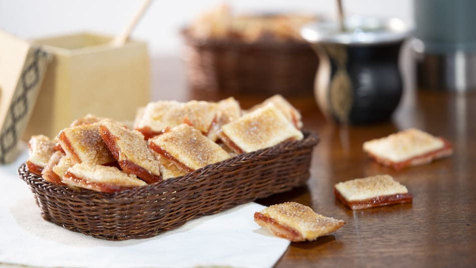 Cuadraditos de membrillo. Foto: captura jumboalacarta