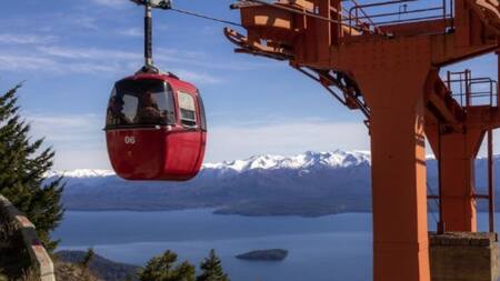 Teleférico en Bariloche. Foto: NA