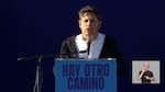 Kicillof presentó su espacio "Movimiento Derecho al Futuro" en un acto en La Plata