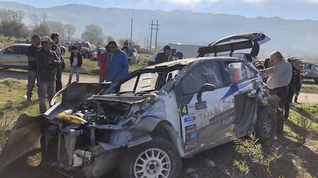 Accidente de David Nalbandian en Rally Argentino