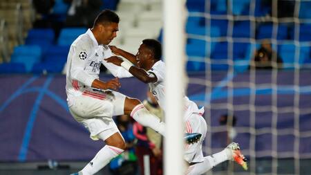 Festejo del Real Madrid ante el Liverpool por Champions League, REUTER