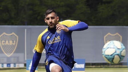 Wanchope Ábila, Boca Juniors, entrenamiento, fútbol argentino, Foto NA