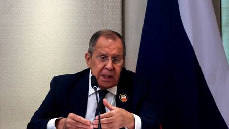 Ministro de Asuntos Exteriores de Rusia, Serguéi Lavrov. Foto: Reuters.