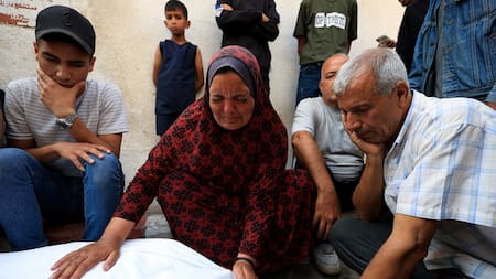 Víctimas de la guerra en Gaza. Foto: Reuters (Dawoud Abu Alkas)