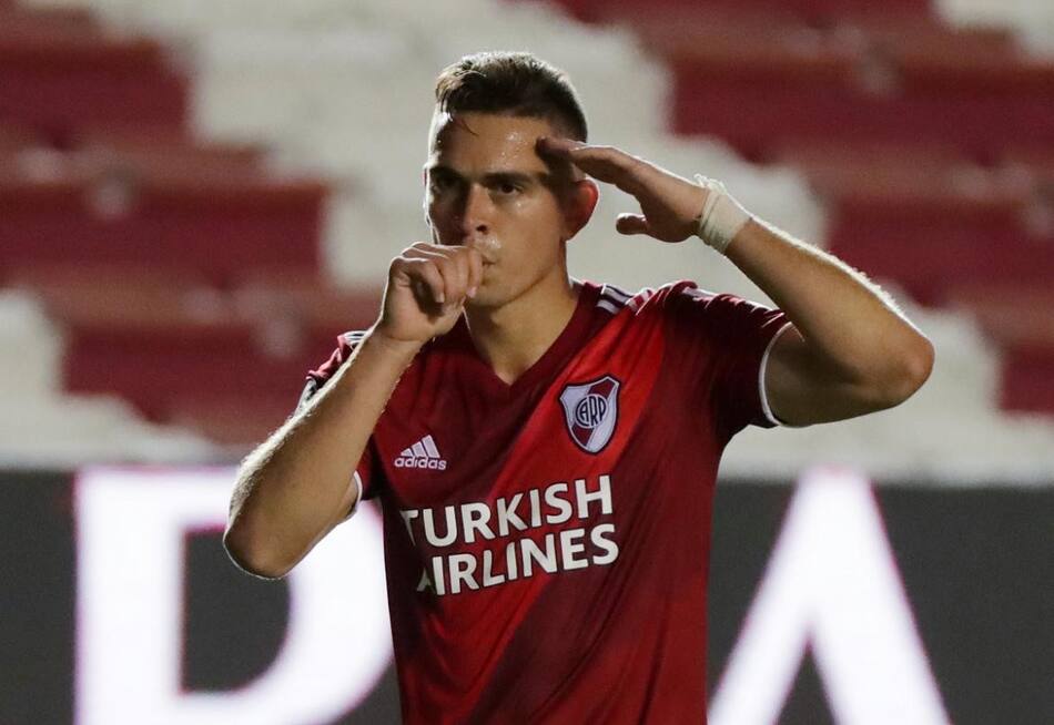 Rafael Santos Borre, River Plate, Reuters.